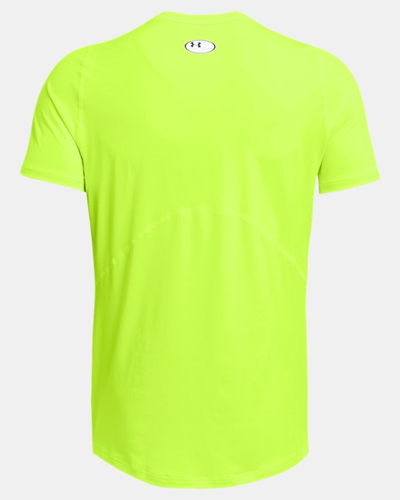 Camiseta de manga corta HeatGear® Fitted para hombre, Yellow, pdpMainDesktop image number 3